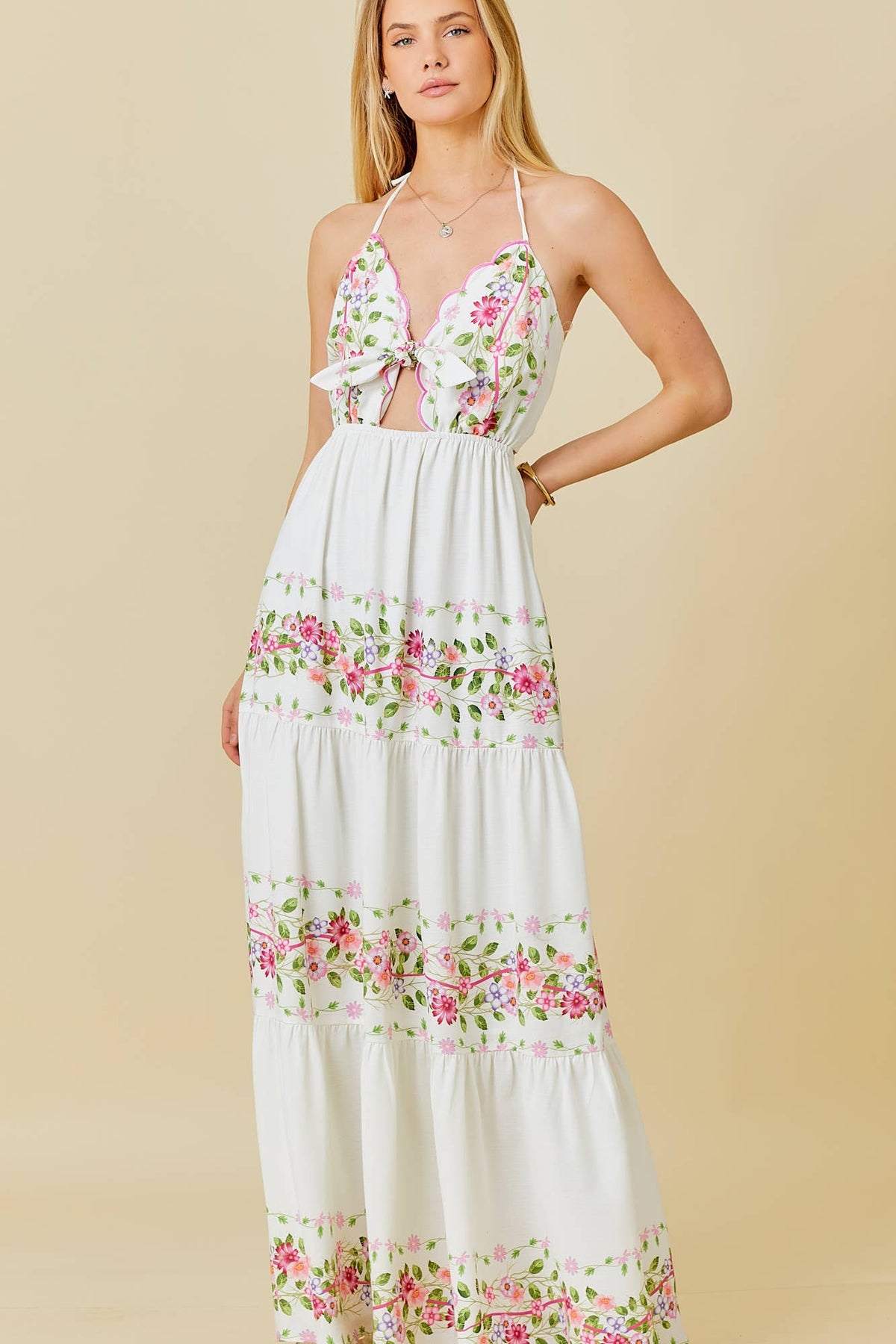 Resort Floral Maxi Dress