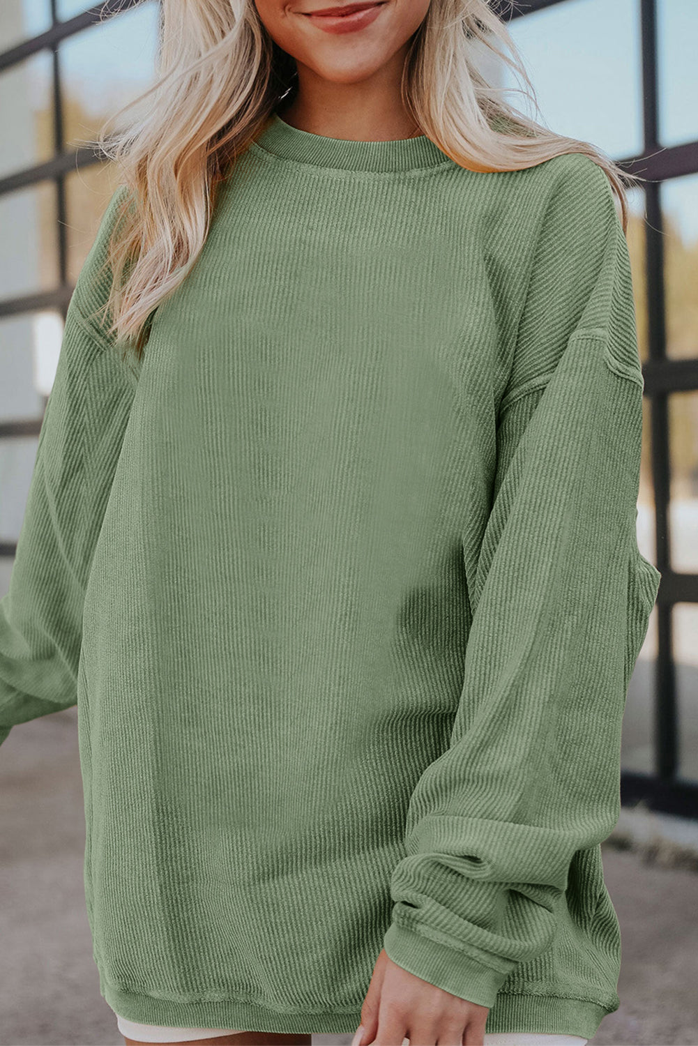 Green Oversized Sweater