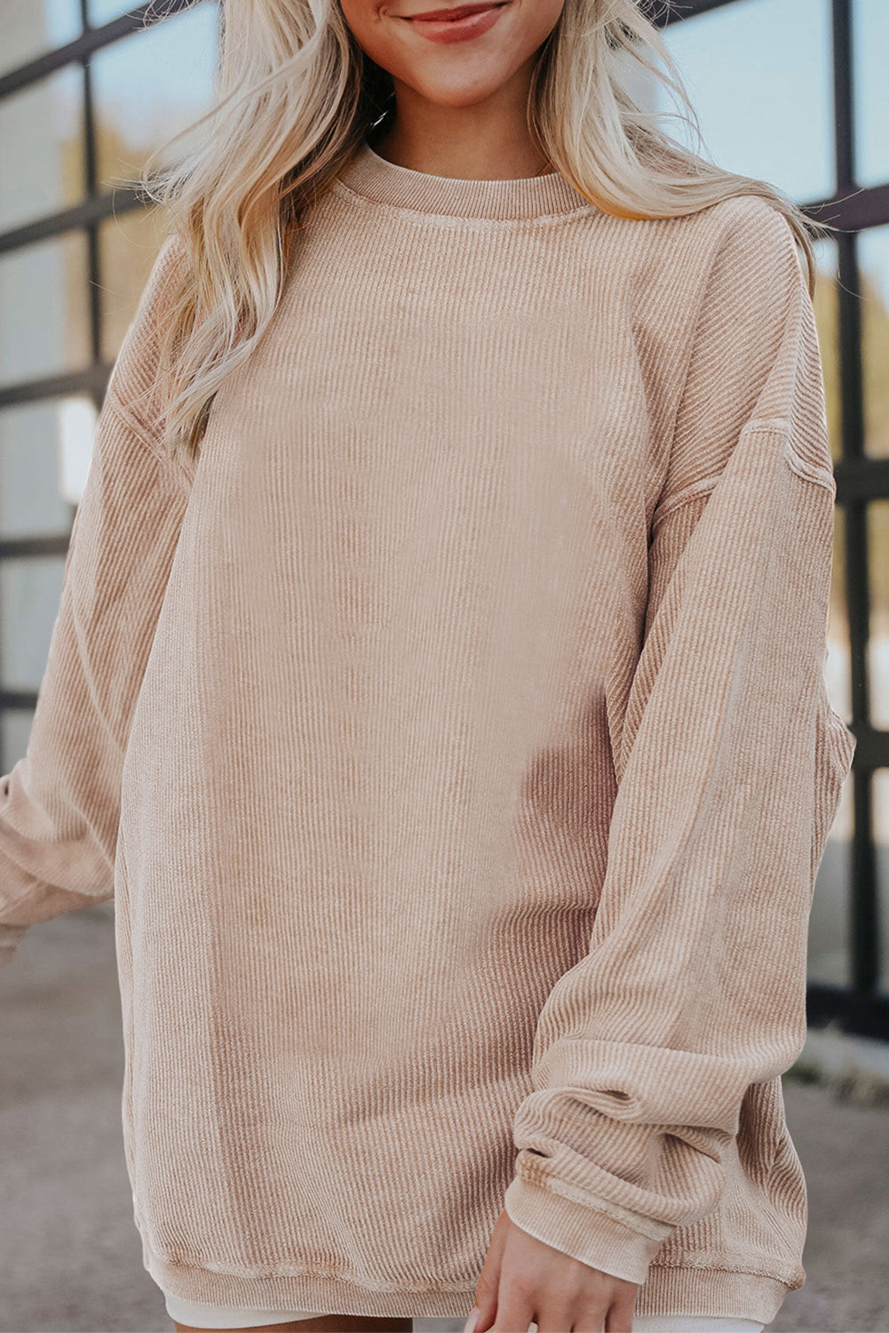 Tan Oversized Sweatshirt