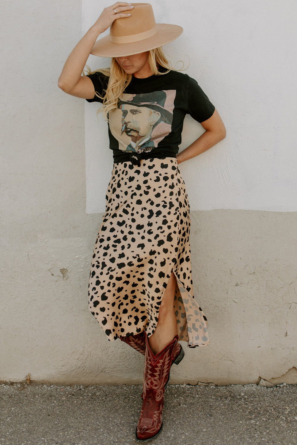 Leopard Print Skirt