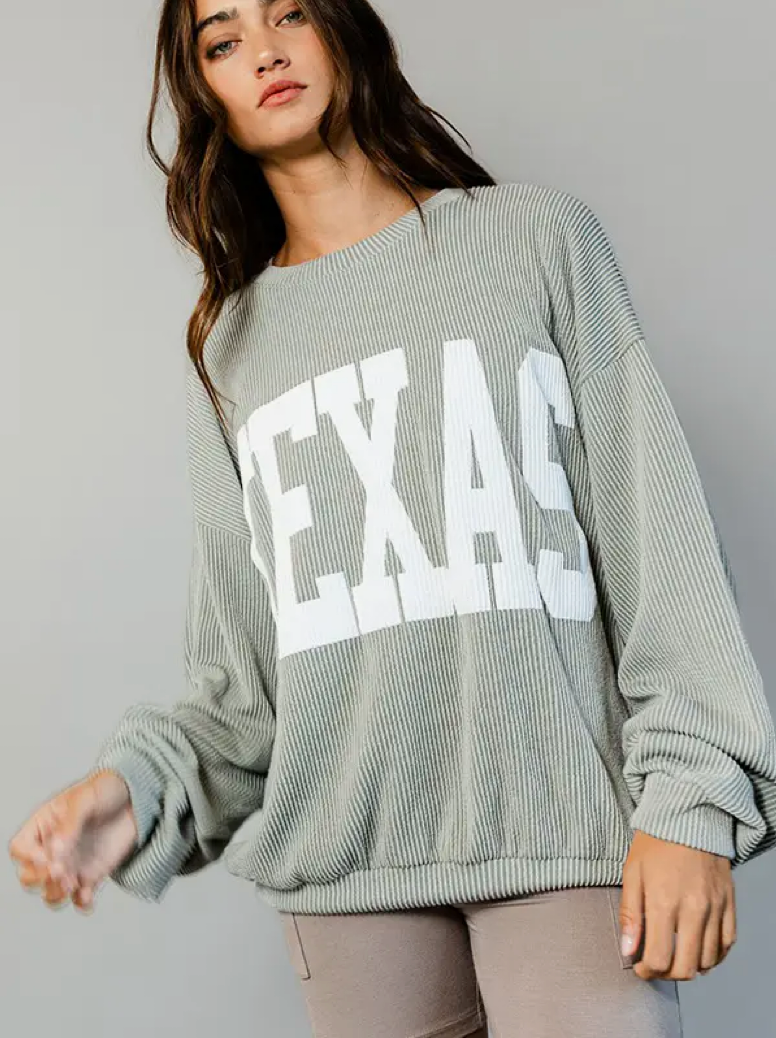 TEXAS Sweatshirt Sage