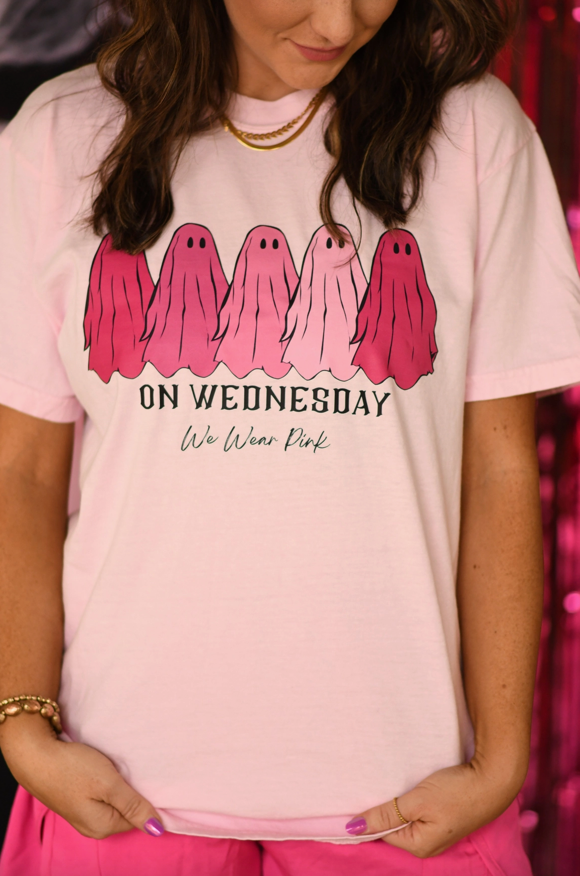 On Wednesdays We Wear Pink Tee - YOUTH