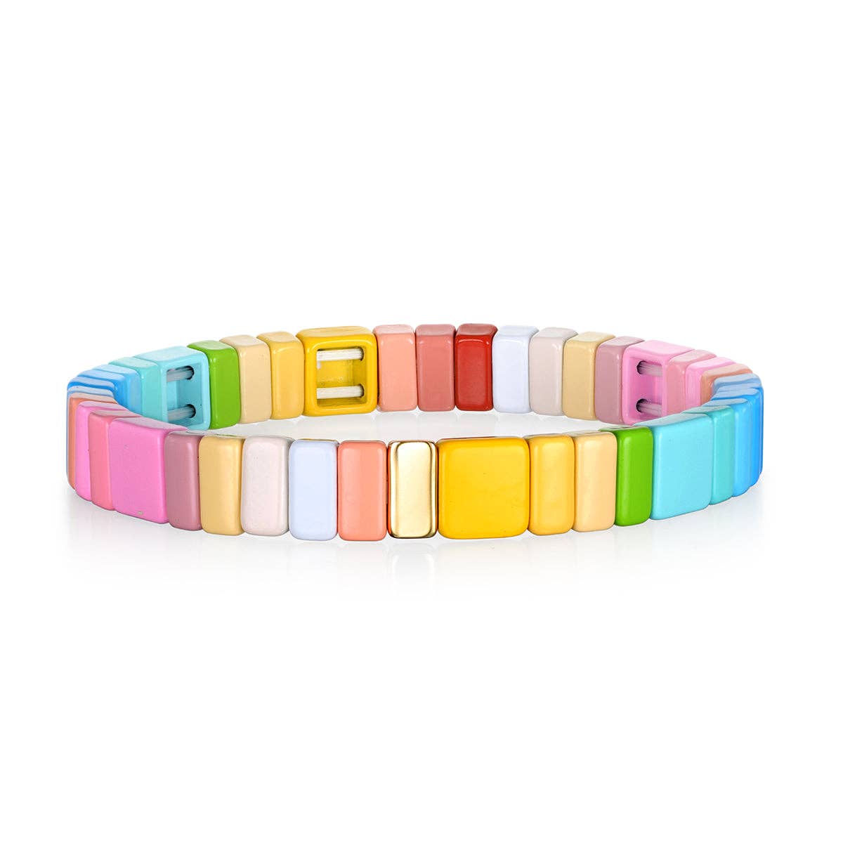 Spring Sunrise Enamel Bracelet